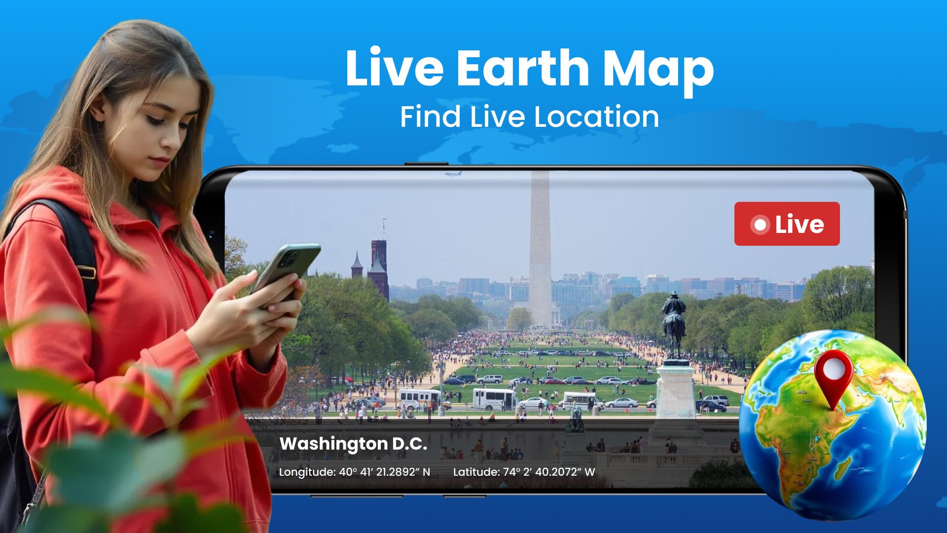 Explore the Globe in Real-Time with Live Earth Map